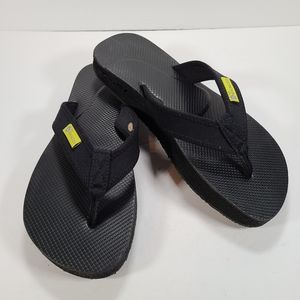 The Healing Sole Original Black Flip Flop Sandals Women's 10.5 Men’s 9